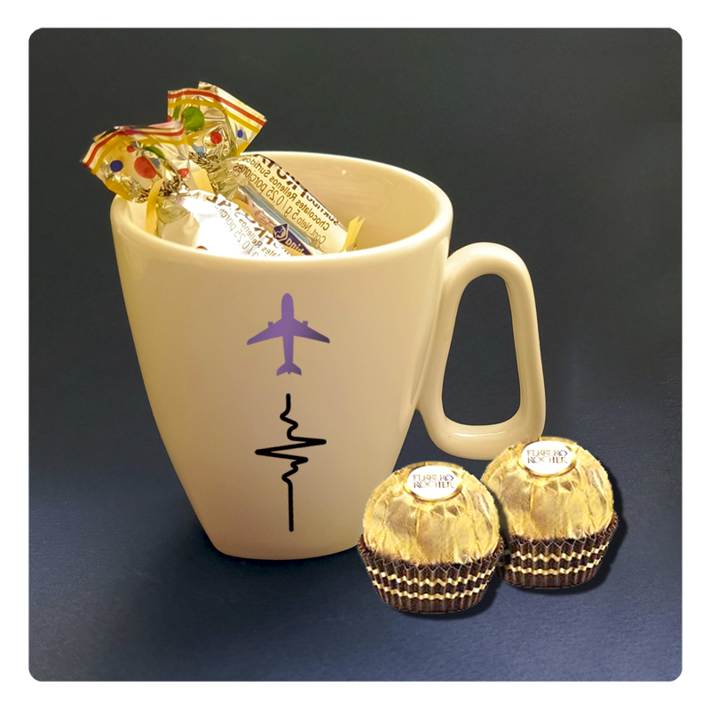 pocillo personalizado para amantes de la aviación con motivos de aviones, Mugs, pocillos, tazas con motivos de aviones y helicópteros. Regalos con temática de aviación